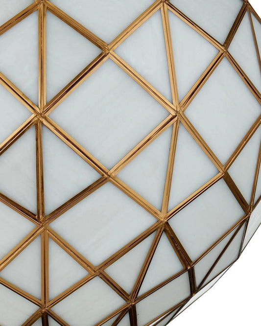 Currey and Company Polyhedron Medium Pendant