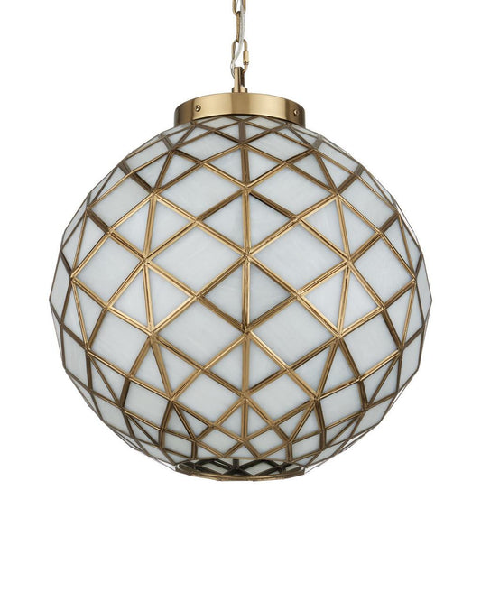 Currey and Company Polyhedron Small Pendant