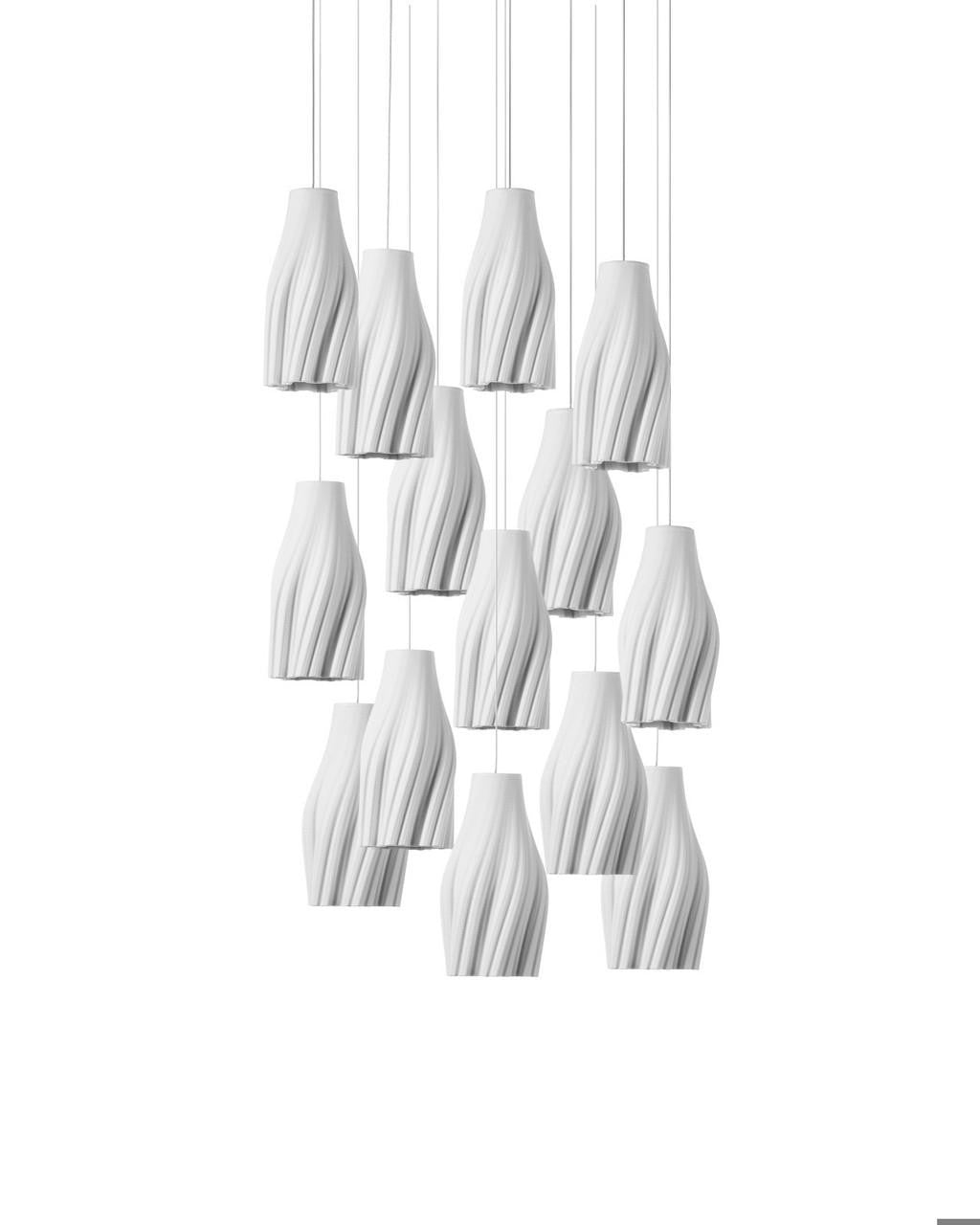 Currey and Company Posh 15-Light Round Multi-Drop Pendant