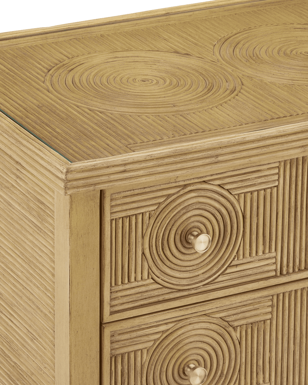 Currey and Company Santos Sea Sand Large Chest