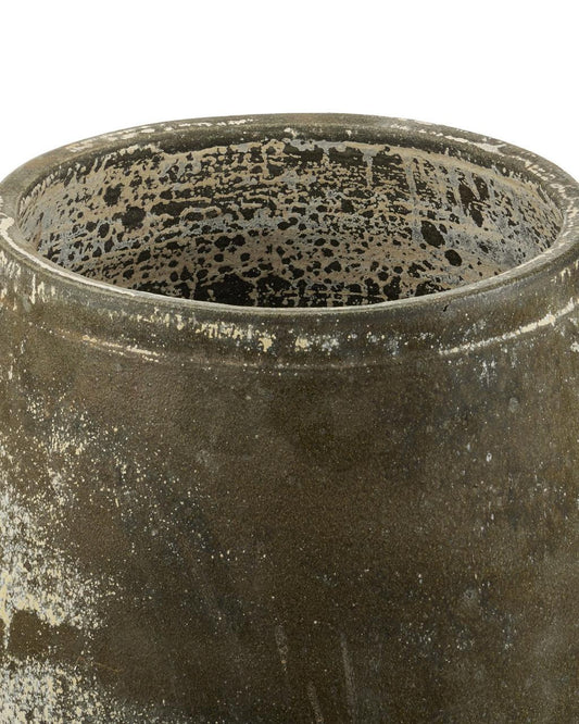 Currey and Company Sicilia Medium Antique White Planter