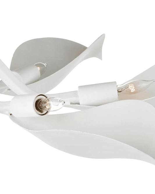 Currey and Company Snowflower Semi-Flush Mount