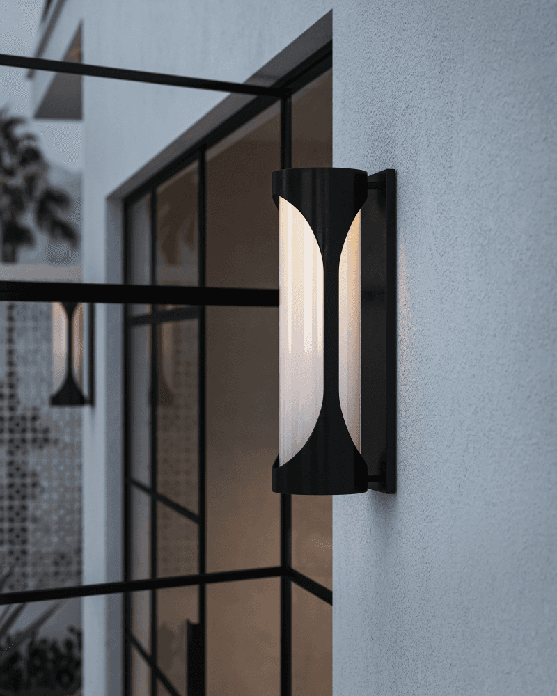 Currey and Company Swale Small Outdoor Wall Sconce
