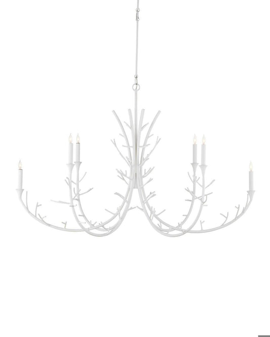 Currey and Company Twiggy Oval Chandelier