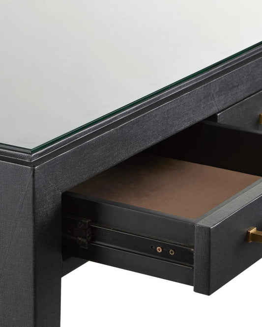 Currey and Company Verona Black Desk