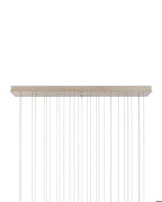 Currey and Company Virtu 30-Light Linear Multi-Drop Pendant