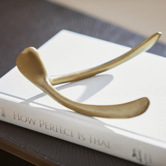 Cyan Design Wishbone Token Sculpture