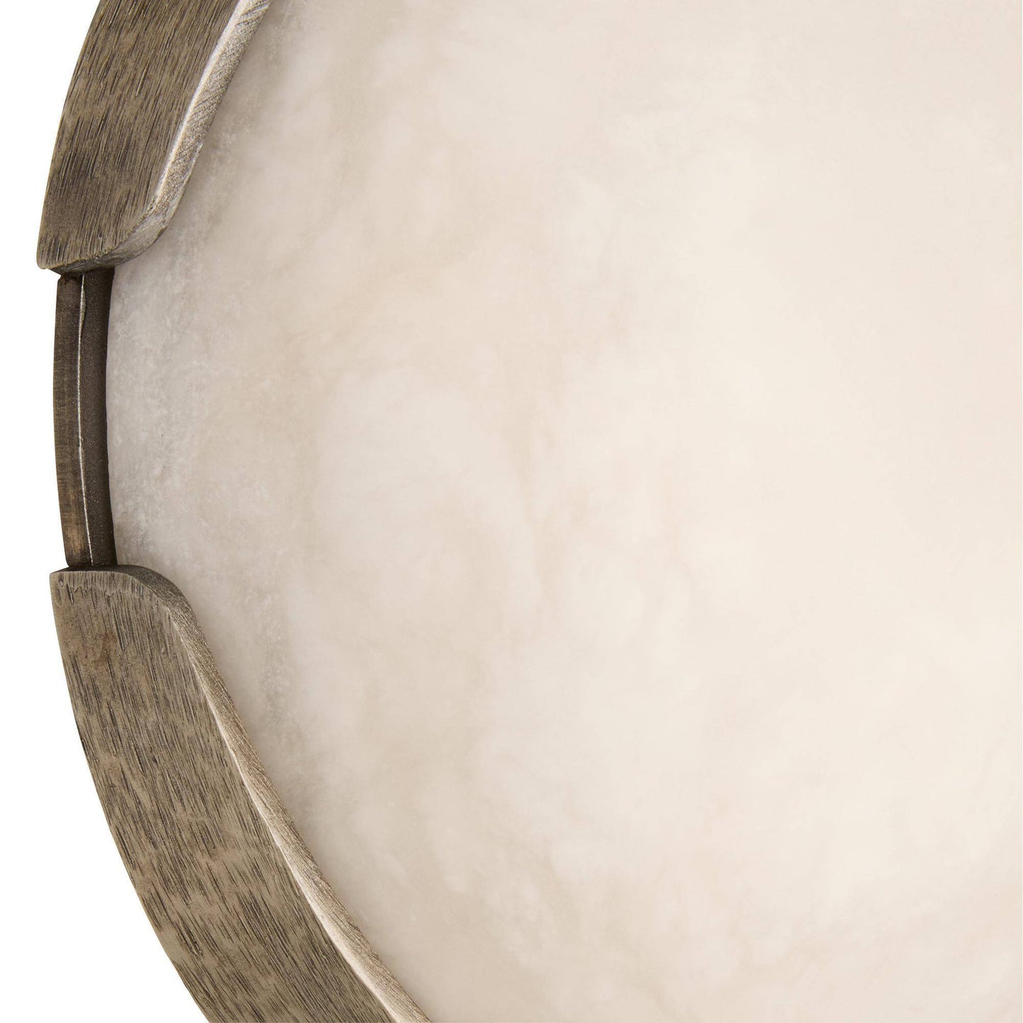 Arteriors Home Elara Mini Flush Mount White Bronze