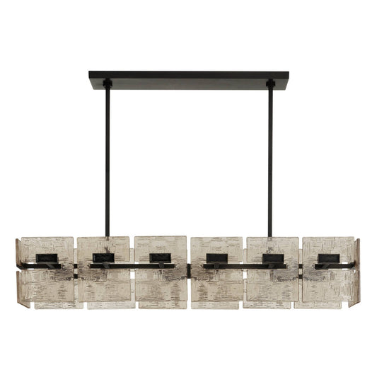 Arteriors Home Vetrina Linear Chandelier Molten Umber