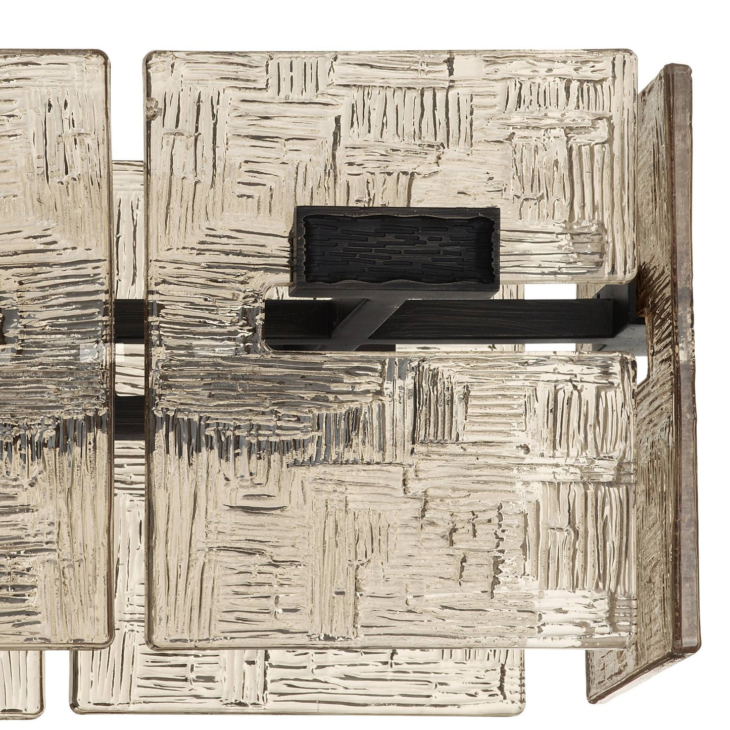 Arteriors Home Vetrina Linear Chandelier Molten Umber