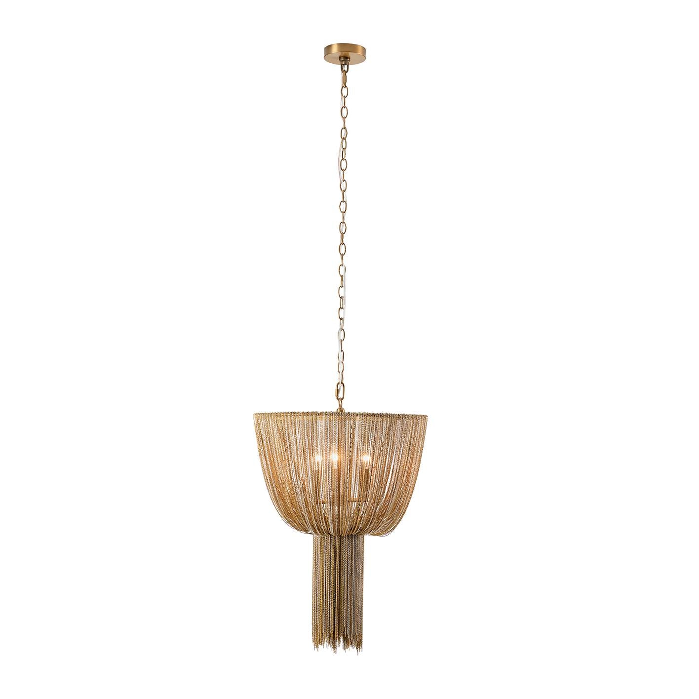 Arteriors Home Yale Chandelier Aged Brass