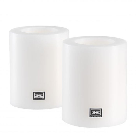 Eichholtz Artificial Candle, X-Small, Set of 2, White, 3.94"W (106945 YV0J03YP4X)