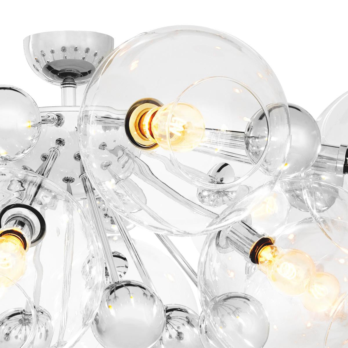 Eichholtz Soleil Ceiling Lamp - Nickel