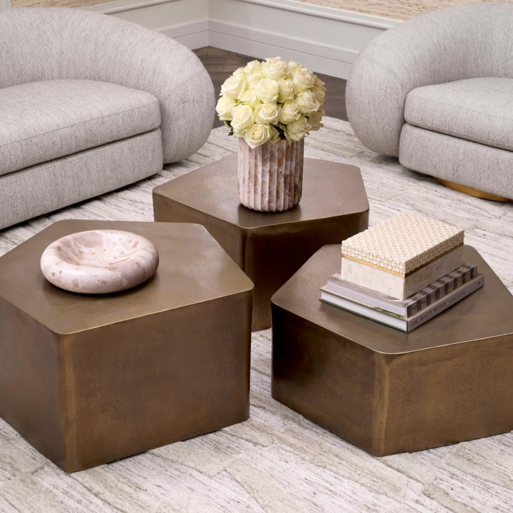 Eichholtz Coffee Table Veenazza set of 3, Eichholtz 118180 YV0J045298