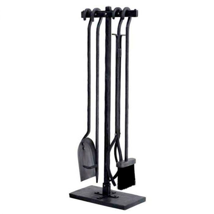 Eichholtz Fireplace Tool Set, Large, Set of 4, Antique Zinc, 6.1"W (106568 YV0J03YXZY)
