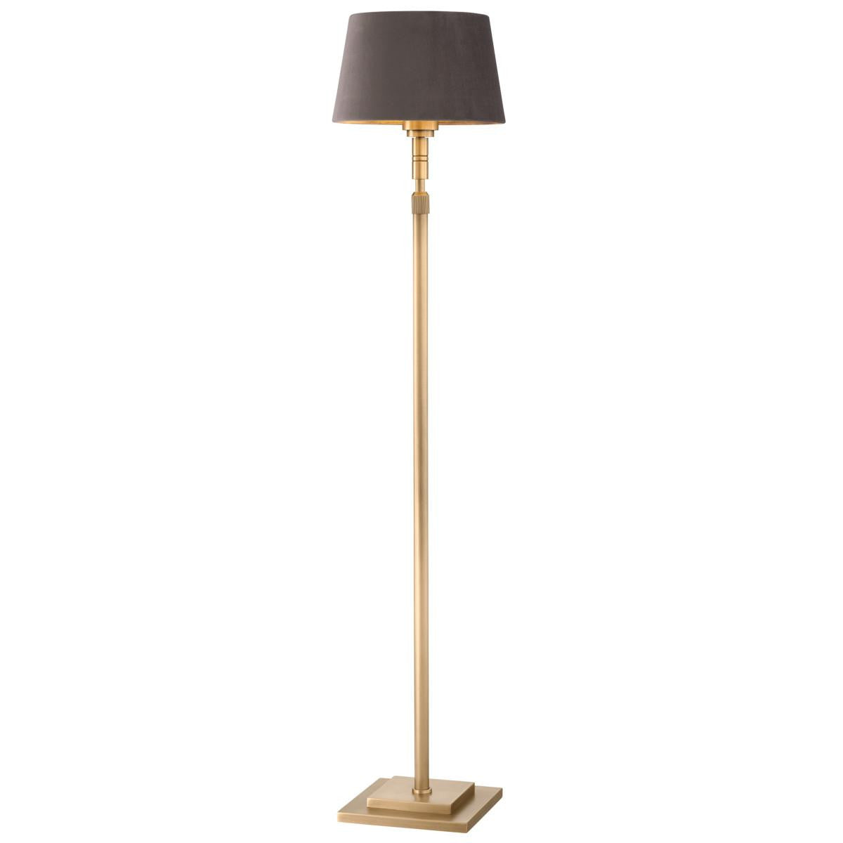 Eichholtz Tryon Floor Lamp - Grey Velvet