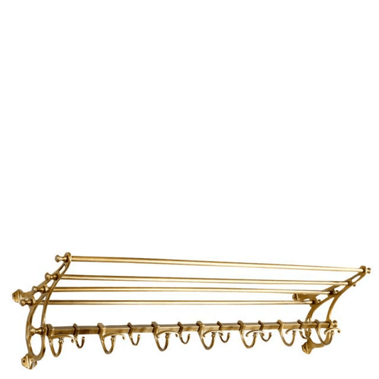 Eichholtz Hudson Coatrack, Large, Antique Brass, 39.37"W (103185 YV0J03YV1W)