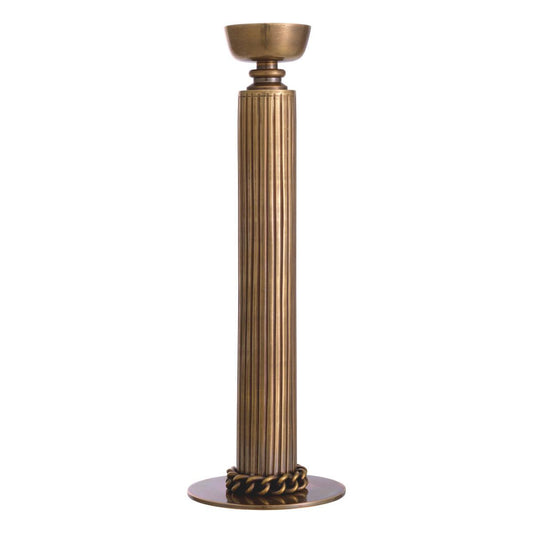 Eichholtz Le Dome Candle Holder, Vintage Brass, 4.72"W (116143 YV0J03YR4J)