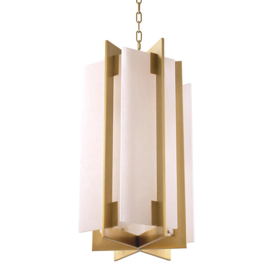 Eichholtz Lugano Pendant, 5-Light, Antique Brass, Alabaster, 15.75"W (116085UL YV0J03YU3T)