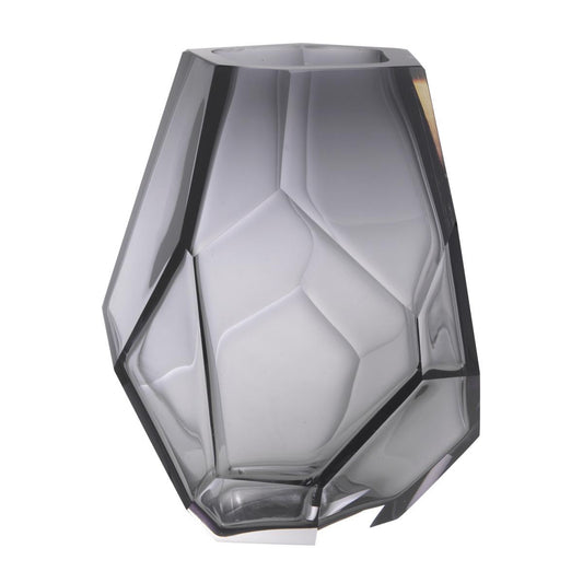 Eichholtz Martina Vase, Gray Glass, 8.66"H (113787 YV0J041XPQ)