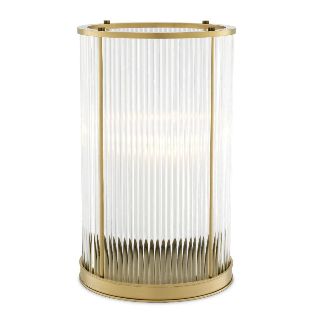Eichholtz Mayson Hurricane, Large, Antique Brass, Clear Glass, 9.06"W (111641 YV0J03YYX7)