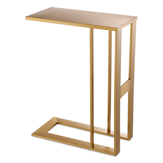Eichholtz Pierre Side Table, Brushed Brass, 23.82"H (114032 YV0J041URU)