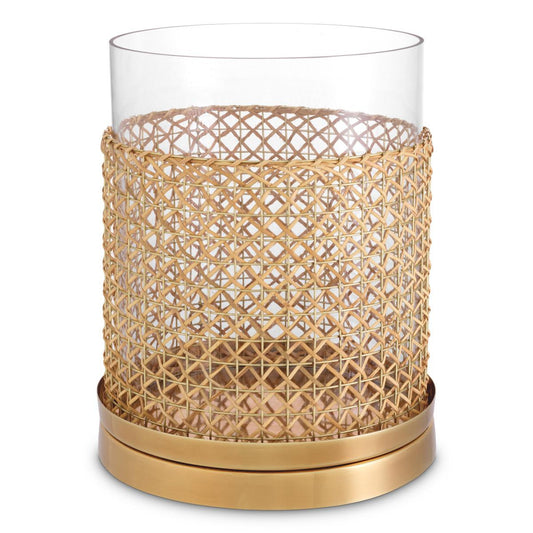 Eichholtz Zimmerman Hurricane, Large, Natural, Vintage Brass, Clear Glass, 9.25"W (117537 YV0J03YYYK)