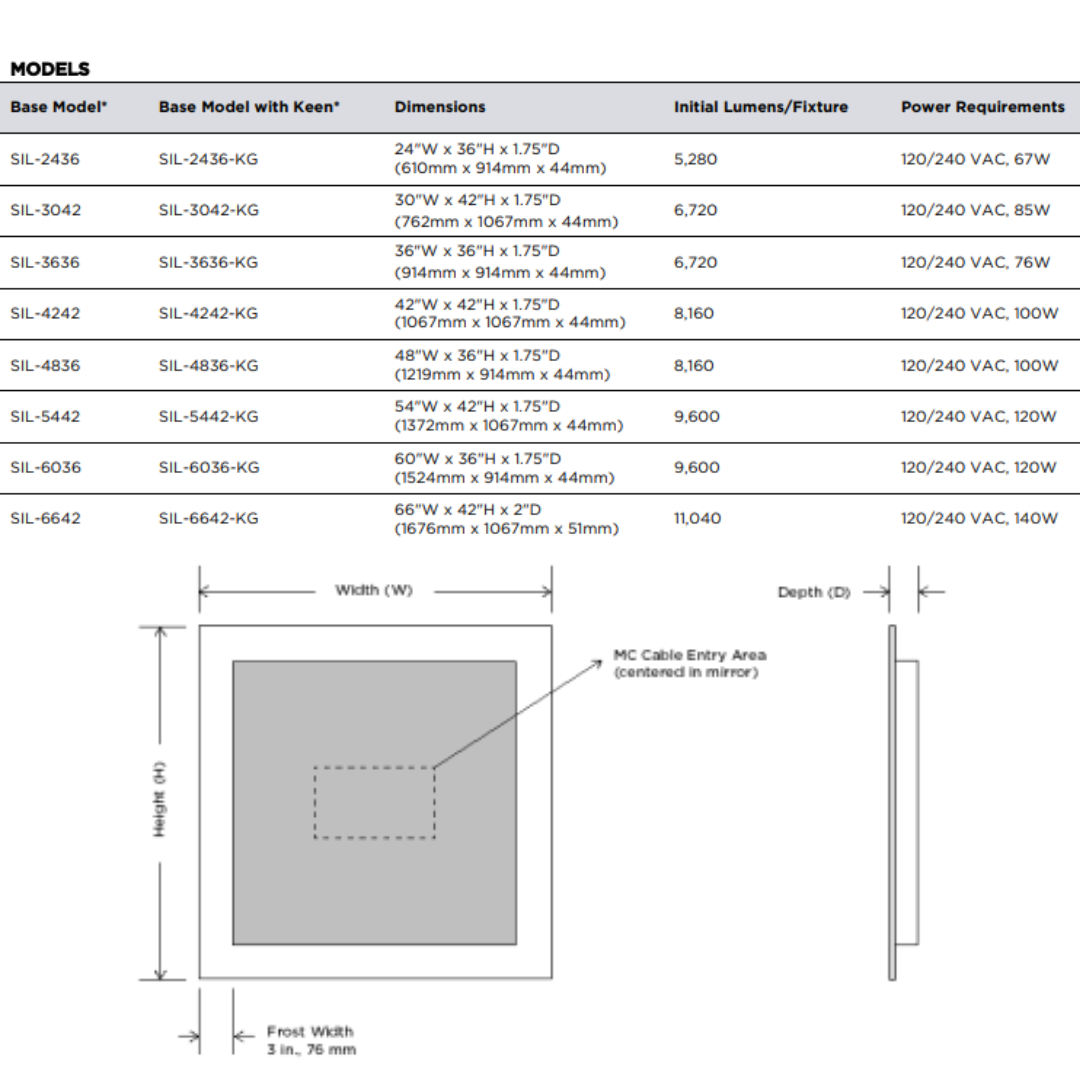 Electric Mirror-SIL-6036