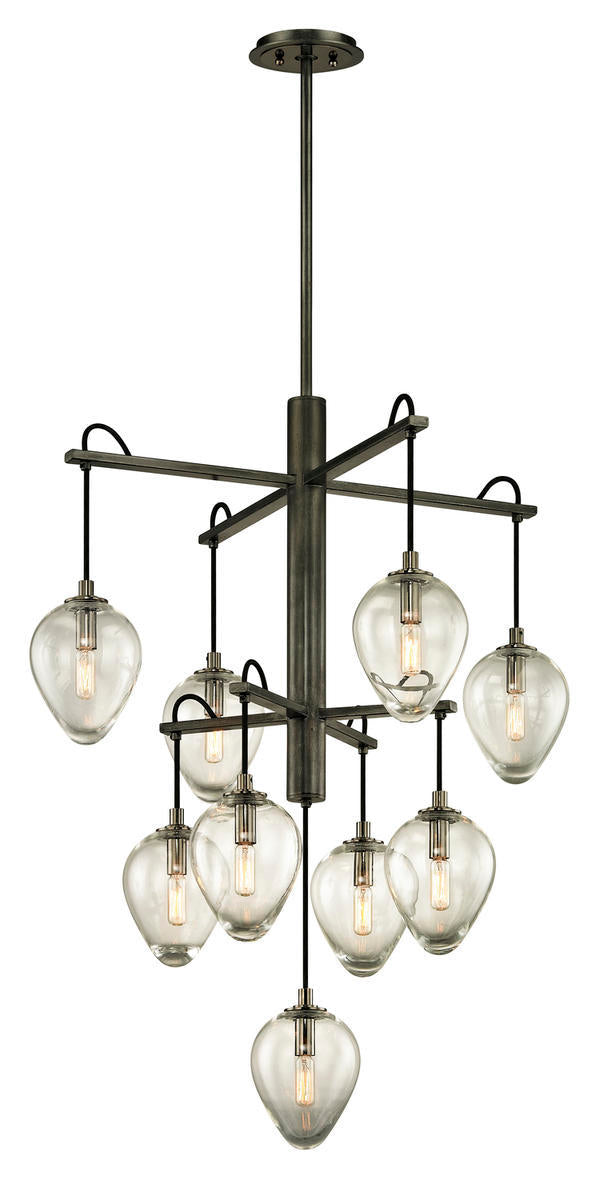 Troy Brixton Chandelier Graphite