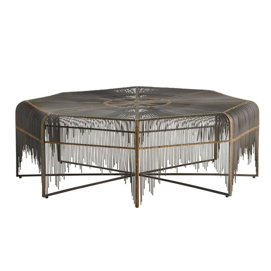Arteriors Home Ilaria Cocktail Table Natural Iron