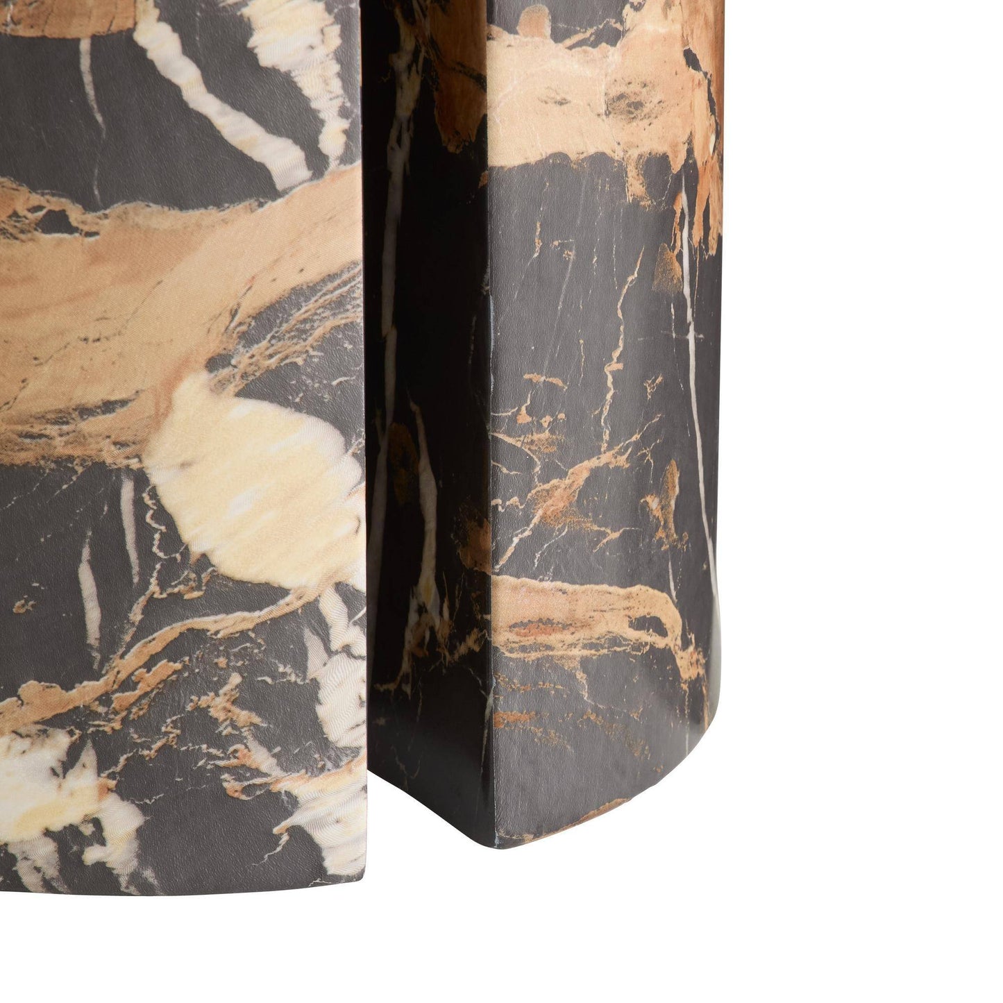 Arteriors Home Kopi End Table Espresso and White