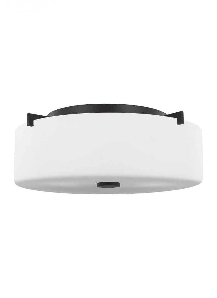 Generation Lighting Sunset Drive Small Two Light Flush Mount Oil Rubbed Bronze