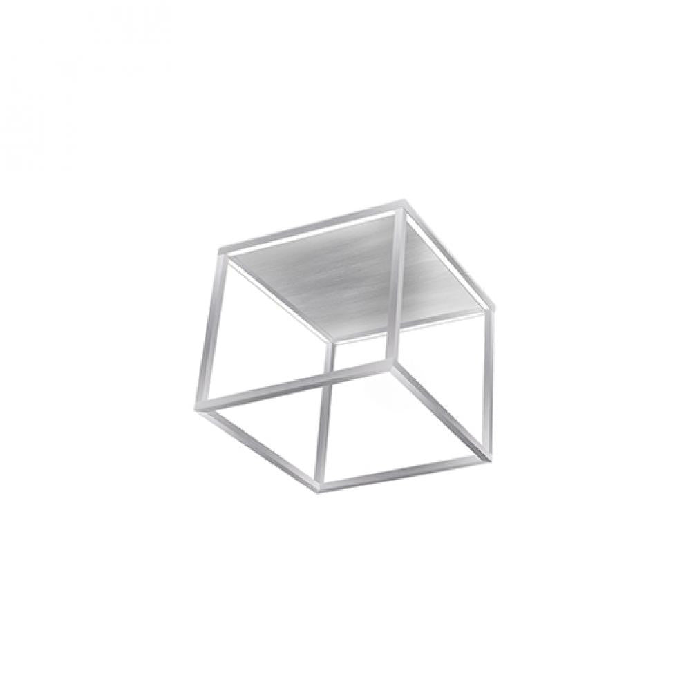 Kuzco Lighting Inc Plaza LED Flush Mount Brushed Nickel