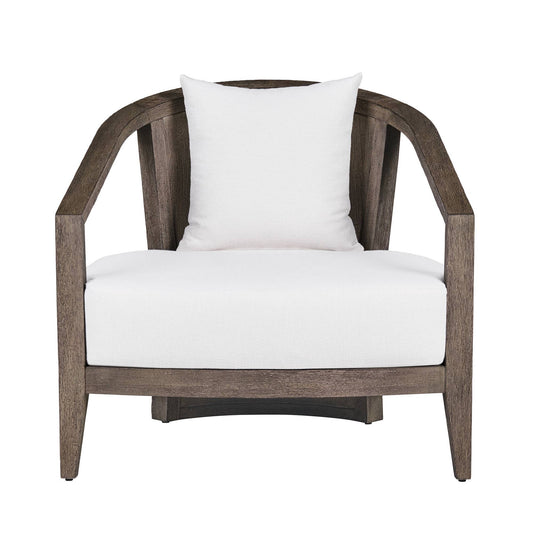 Arteriors Home Sobek Textured Back Outdoor Lounge Chair