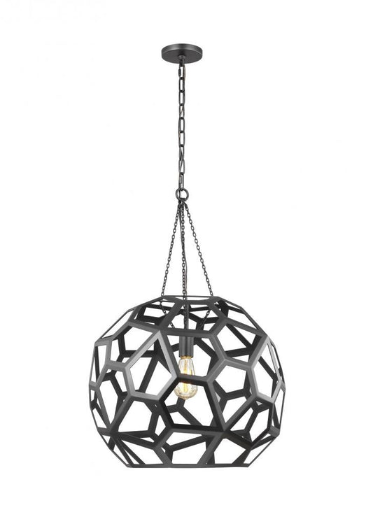 Visual Comfort Studio Feccetta Large Pendant Midnight Black