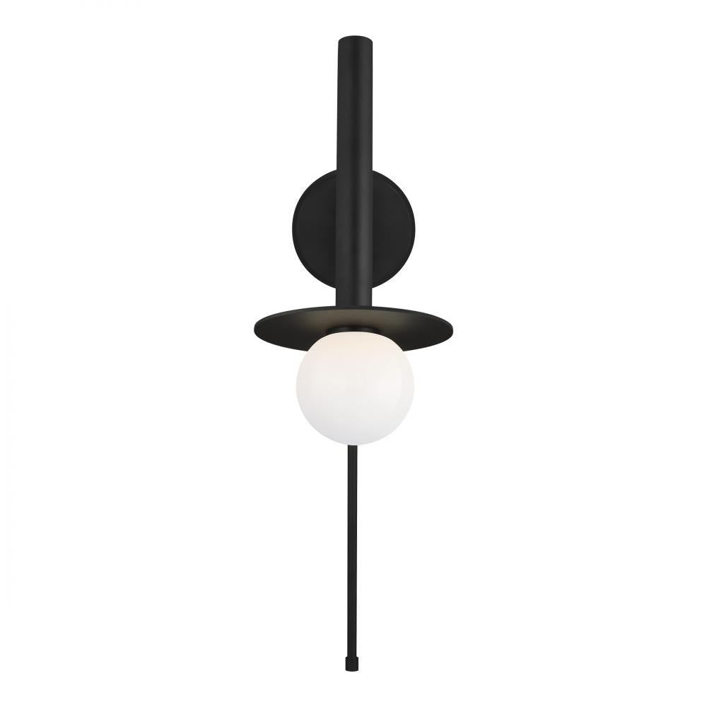 Visual Comfort Studio Nodes Pivot Wall Sconce Midnight Black