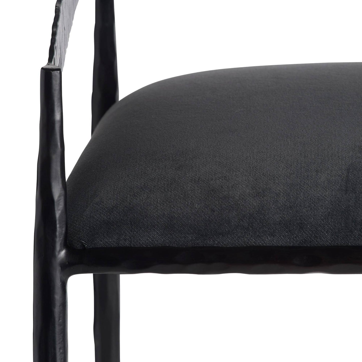 Arteriors Home Ansel Bar Stool Midnight Grey