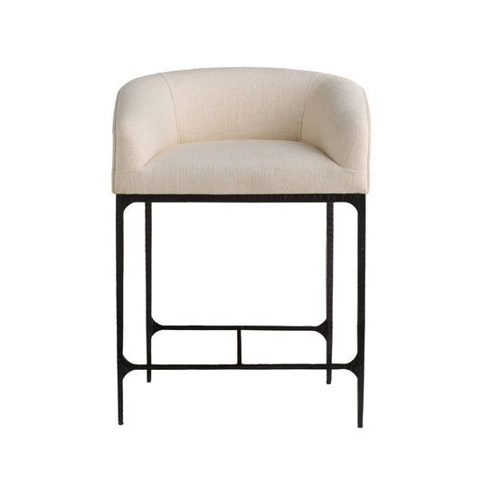 Arteriors Home Osbourne Counter Stool Oxford White