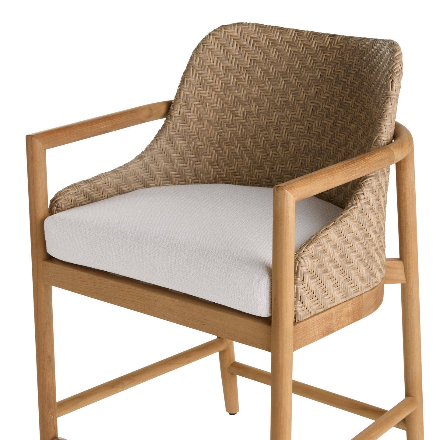 Arteriors Home Chilton Outdoor Counter Stool Pearl