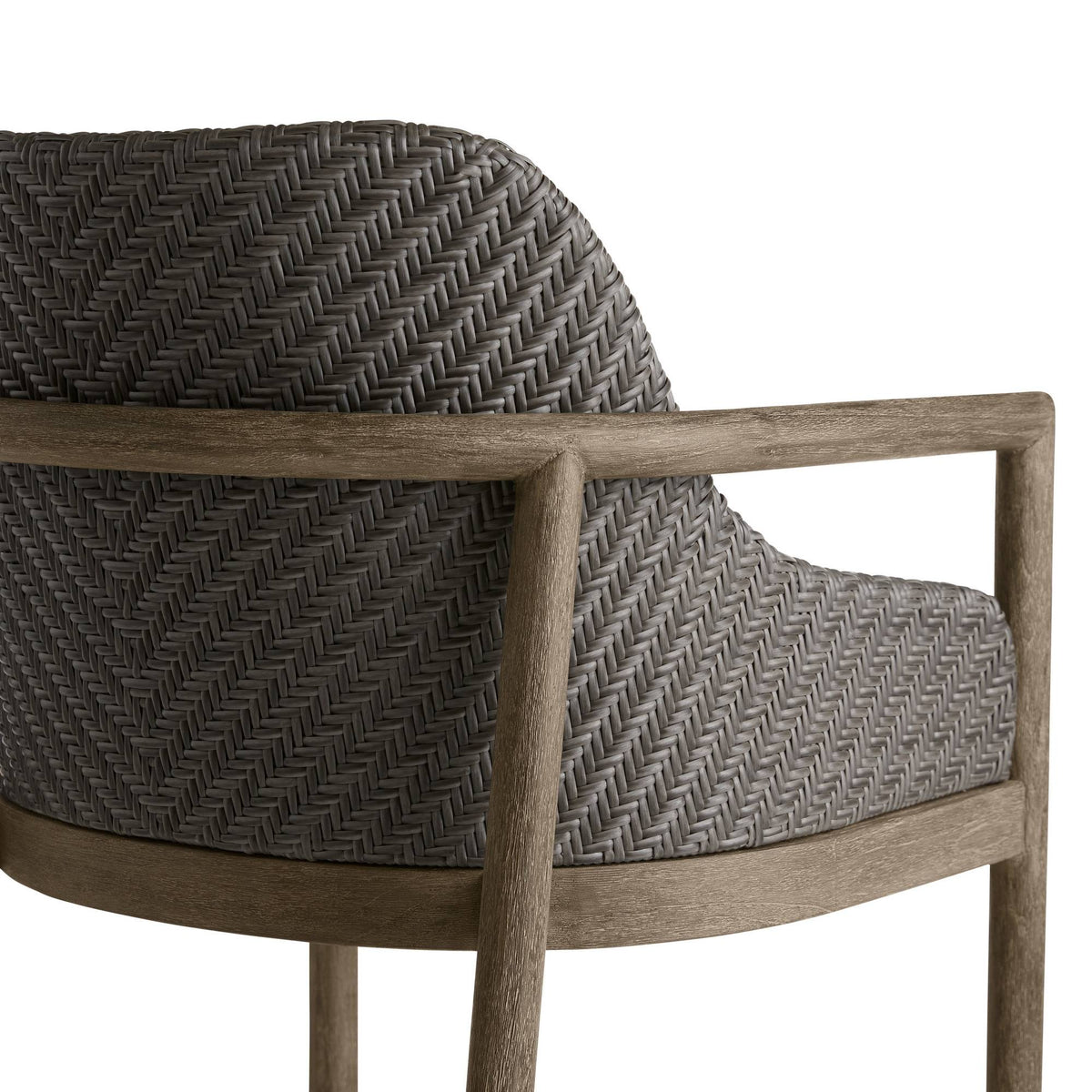Chilton Outdoor Bar Stool Dark Gray Wash & Kona