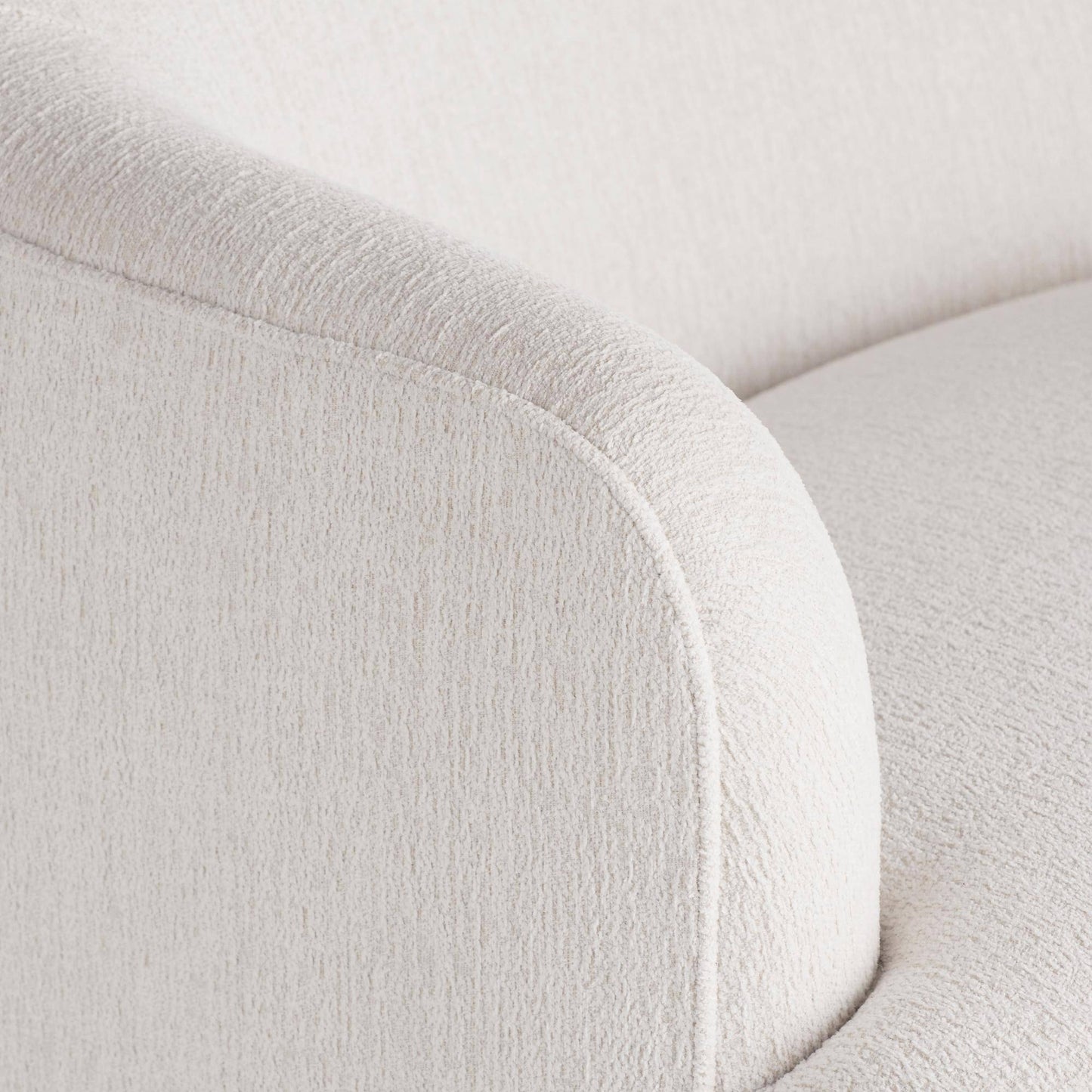 Arteriors Home Boulder Swivel Lounge Chair, Left Sand