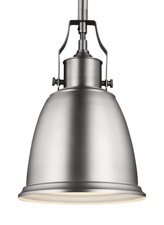 Generation Lighting Hobson Small Pendant Satin Nickel