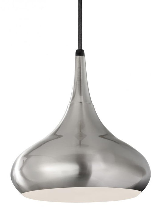 Generation Lighting Belle Medium Pendant Brushed Steel