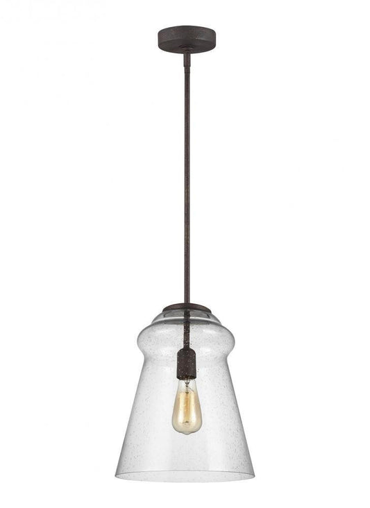 Generation Lighting Loras Pendant Dark Weathered Iron
