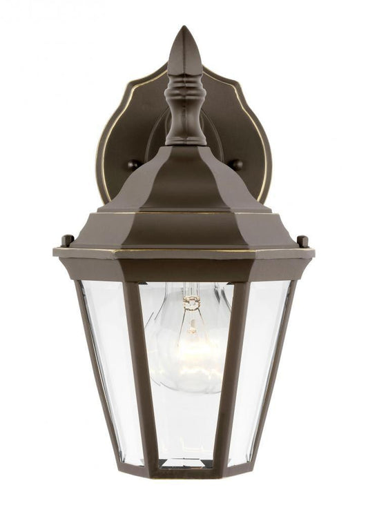 Generation Lighting Bakersville Small One Light Outdoor Wall Lantern Antique Bronze