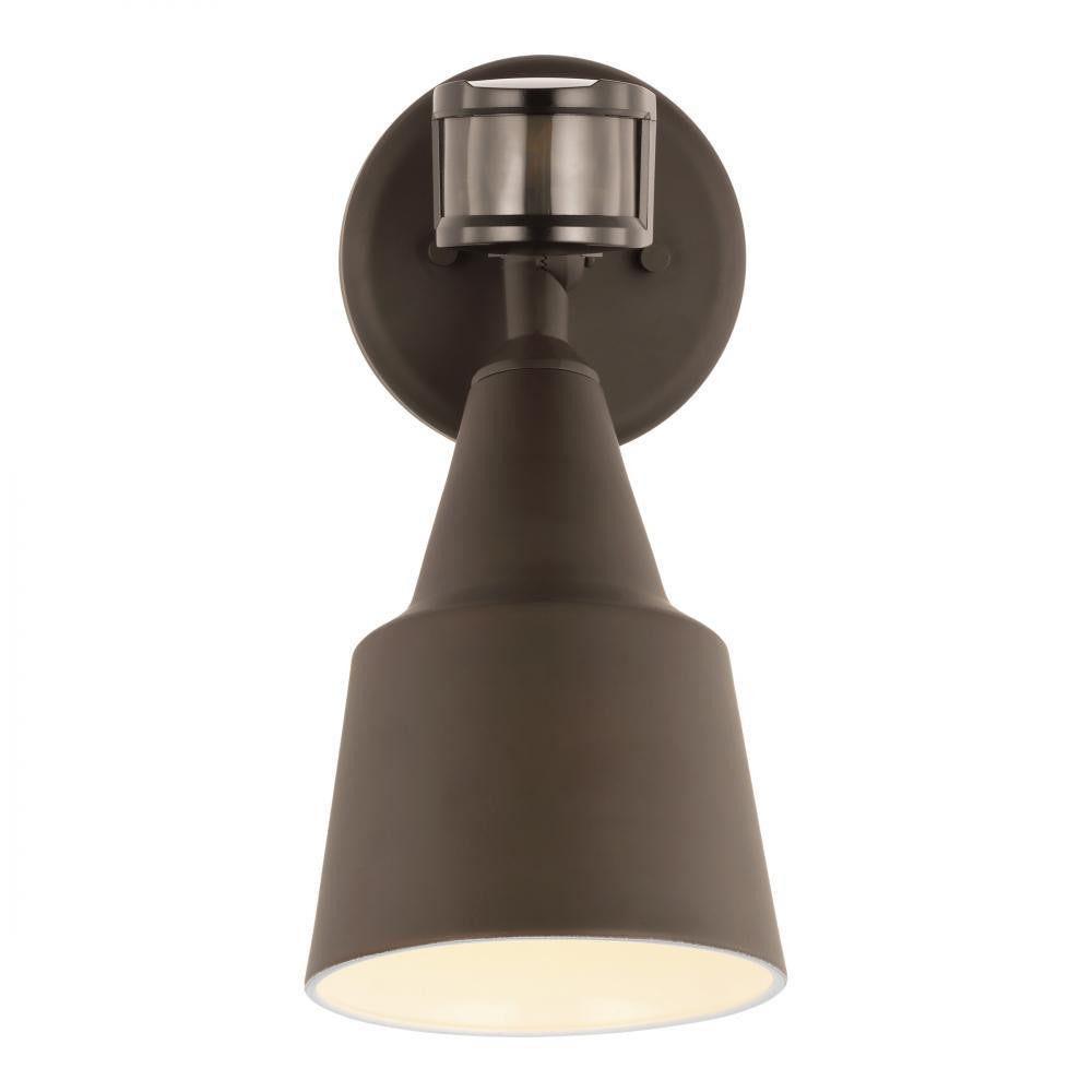 Generation Lighting One Light Flood with Photo and Motion Sensor Antique Bronze