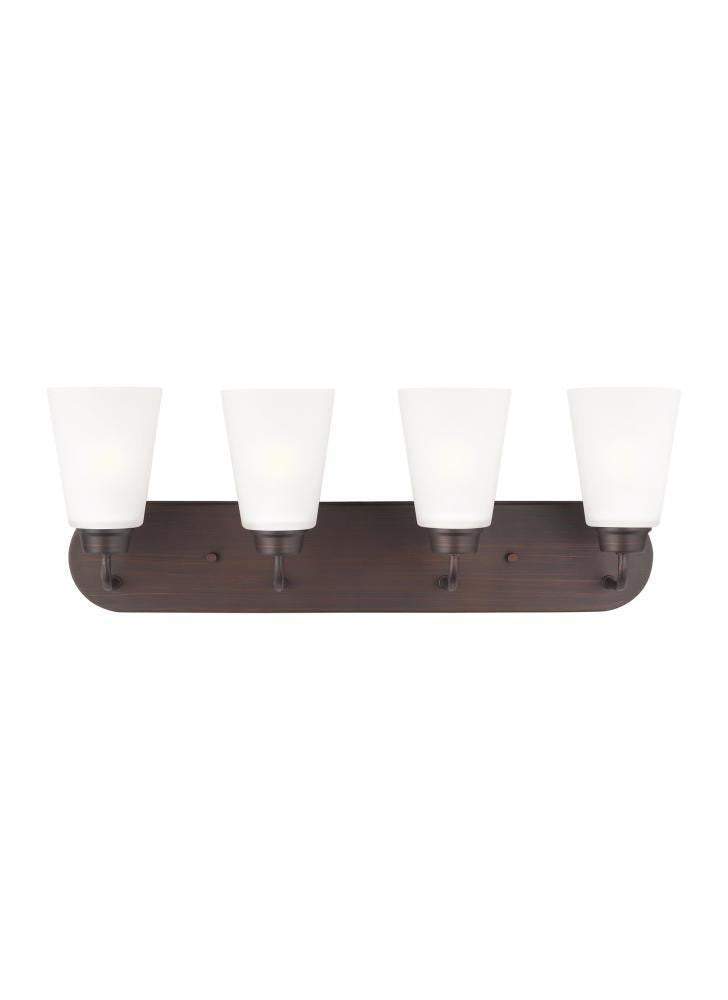 Generation Lighting Kerrville Four Light Wall / Bath Bronze