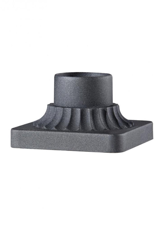 Generation Lighting Pier Mount Base Black