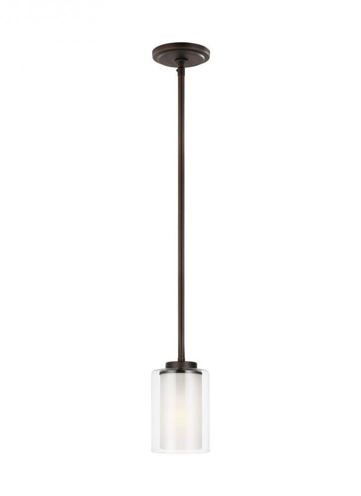 Generation Lighting Elmwood Park One Light Mini-Pendant Bronze