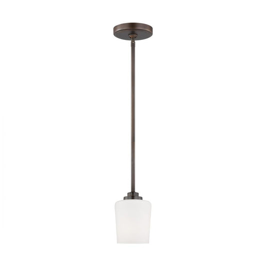 Generation Lighting Windom One Light Mini-Pendant Bronze